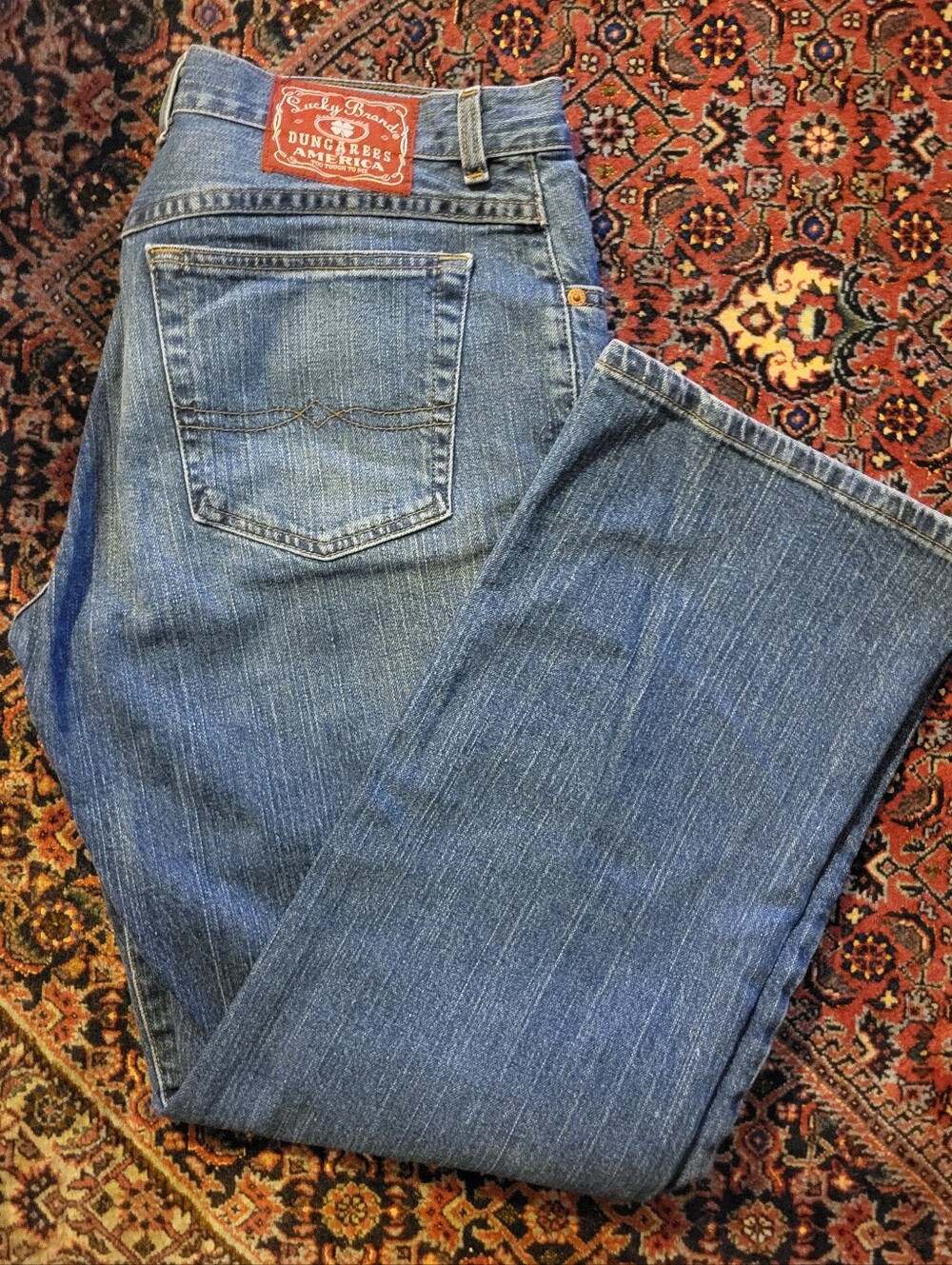 Lucky Brand Dungarees Women's Blue Denim Jeans 14